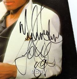Michael Jackson Love 89 Signed Thriller Album Cover With Vinyl BAS #A10236