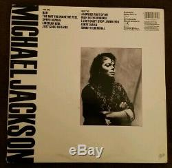 Michael Jackson Signed Autographed Bad LP Record Album WithCOA, Low Reserve