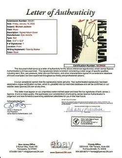 Michael Jackson Signed Autographed Bad Vinyl Album Record Cover Jsa Certified