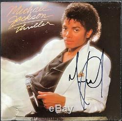 Michael Jackson Signed Autographed Thriller Record Album EPPERSON REAL COA