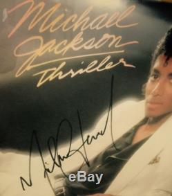 Michael Jackson Thriller Album Signed Autograph & Professionally Framed