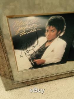 Michael Jackson Thriller Album Signed Autograph & Professionally Framed