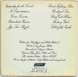 Mick Jagger Rolling Stones Signed Beggars Banquet Album Cover w Vinyl JSA Z73594