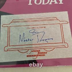 Mister Rogers Autographed Record Album Factory Sealed RARE