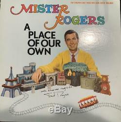 Mister Rogers Fred Rogers signed autographed record Lp Album + COA