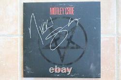 Motley Crue Shout At The Devil Album Signed Autographed By Nikki Sixx The Dirt