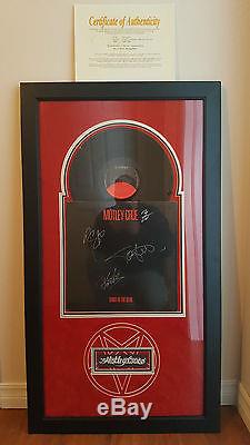 Motley Crue Shout At The Devil Autographed Album Certificate of Authenticity