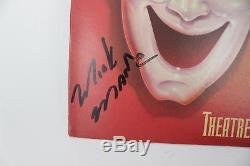 Motley Crue Theatre Of Pain Promo Autographed Record Album (JSA Full LOA)