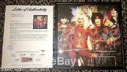 Motley Crue signed autographed LP album record FRAMED PSA DNA Too Young Single