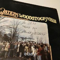 Muddy Waters SIGNED Vinyl LP Woodstock Album AUTOGRAPHED Blues