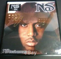 NAS New York Rapper SIGNED + FRAMED Nastradamus Vinyl Record Album