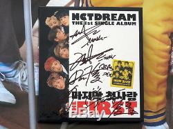 NCT DREAM autographed signed SOLO first album THE FIRST CD korean ver 03.2017