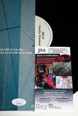 NELLY SIGNED COUNTRY GRAMMAR 2x LP VINYL RECORD RAP ALBUM AUTOGRAPHED +JSA COA