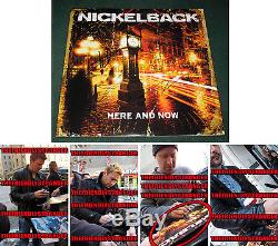 NICKELBACK signed HERE AND NOW VINYL ALBUM COVER LP PROOF Chad Kroeger COA