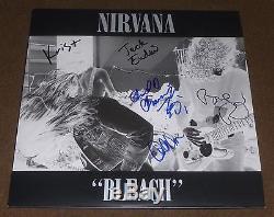 Nirvana Signed Bleach Record Album Krist Novoselic Chad Channing Dale Crover
