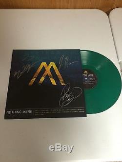 NOTHING MORE AUTOGRAPHED SIGNED VINYL ALBUM WITH SIGNING PICTURE PROOF