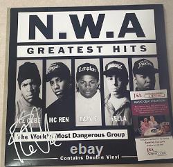 NWA ICE CUBE NWA Greatest Hits Signed 12' Vinyl Record Album JSA