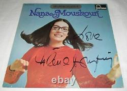 Nana Mouskouri Signed An American Album Vinyl Record