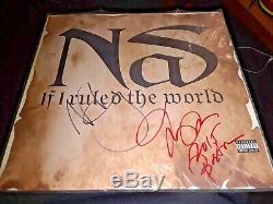 Nas Lauryn Hill Signed If I Ruled The World Record Vinyl Album Single Rare Proof