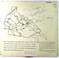 Nat King Cole Signed Autographed Record Album Cover This is. BAS AC23856