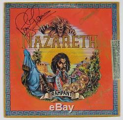 Nazareth Rampant Signed Autograph Record Album JSA Vinyl