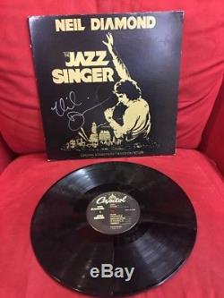 Neil Diamond Hand Signed The jazz Singer Vinyl LP Record Album Capitol records