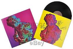 New Order English Rock Band Authentic Autographed Technique Record Album