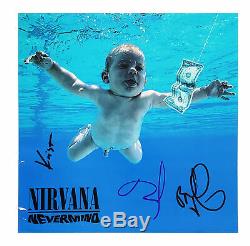 Nirvana Autographed X3 Signed Album Record LP