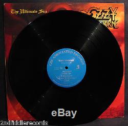 OZZY OSBOURNE Autographed THE ULTIMATE SIN Album-Excellent Vinyl-BLACK SABBATH