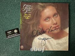 Olivia Newton-John Hand Signed Autograph Record Album In Person COA