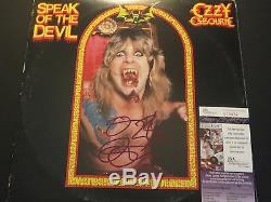 Ozzy Osbourne Signed Speak Of The Devil Vinyl Album Cover Jsa Black Sabbath