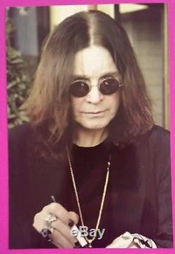 Ozzy Osbourne Signed The Ultimate Sin Lp Album With Jsa Coa And Photo Proof