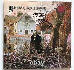 Ozzy Osbourne signed black sabbath album 1st lp beckett witnessed coa