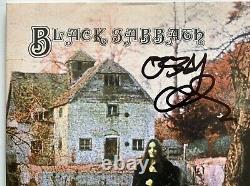 Ozzy Osbourne signed black sabbath album 1st lp beckett witnessed coa