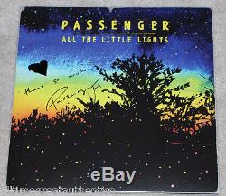PASSENGER (MIKE ROSENBERG) SIGNED'ALL THE LITTLE LIGHTS' RECORD ALBUM LP withCOA