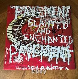 PAVEMENT signed vinyl album SLANTED AND ENCHANTED STEPHEN MALKMUS 1