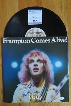 PETER FRAMPTON signed 1976 FRAMPTON COMES ALIVE Record / Album PSA AL17322 Glenn