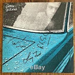 PETER GABRIEL signed by 3 first LP album Car vinyl record autographed GENESIS