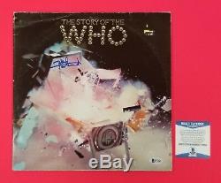 PETE TOWNSHEND SIGNED THE STORY OF THE WHO DOUBLE LP ALBUM WITH BAS COA psa jsa