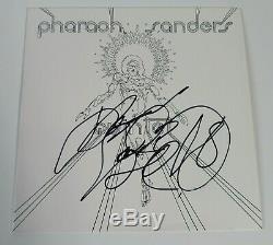 PHARAOH SANDERS Signed Autograph Quintet Album Vinyl Record LP John Coltrane