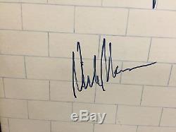 PINK FLOYD SIGNED ALBUM THE WALL 4 SIGNATURES