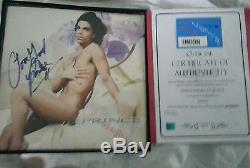 PRINCE Genuine hand Signed Autographed LOVESEXY record album LP + VIP pass COA