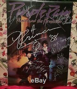 Prince Purlple Rain Album Autographed Mint Condition With Coa