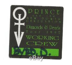 PRINCE SIGNED ALBUM BACKSTAGE PASS INCLUDED COA INCLUDED EXTREMELY TOUGH TO GET