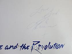 PRINCE SIGNED LP RECORD RARE + ROGER EPPERSON COA PROOF! THE REVOLUTION ALBUM