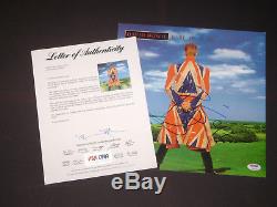 PSA DNA David Bowie signed AUTHENTIC autographed EARTHLING album flat