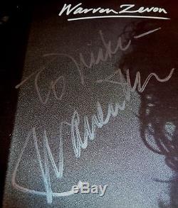 Psa/dna Warren Zevon Autographed Sentimental Hygine Record Album Ab44827