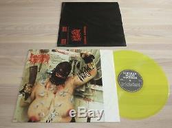 PUNGENT STENCH SIGNED YELLOW LP DIRTY RHYMES AND PSYCHOTRONIC BEATS in MINT