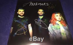 Paramore Group Hand Signed Autographed Album Vinyl withCOA Hayley Williams