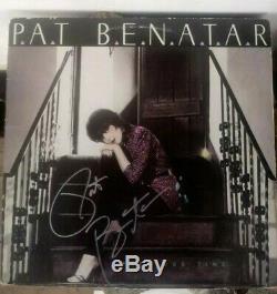 Pat Benatar Authentic Signed Precious Time Record Album LP Autographed, COA incl
